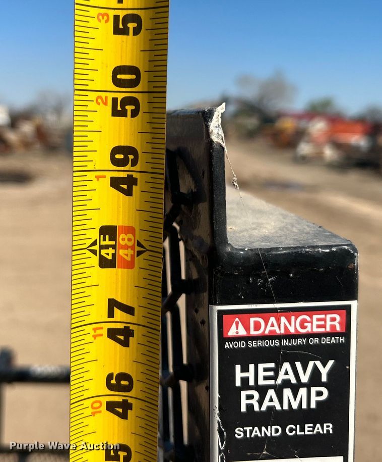 image for item DO1027 2017 Top Hat Industries utility trailer with dust management system 