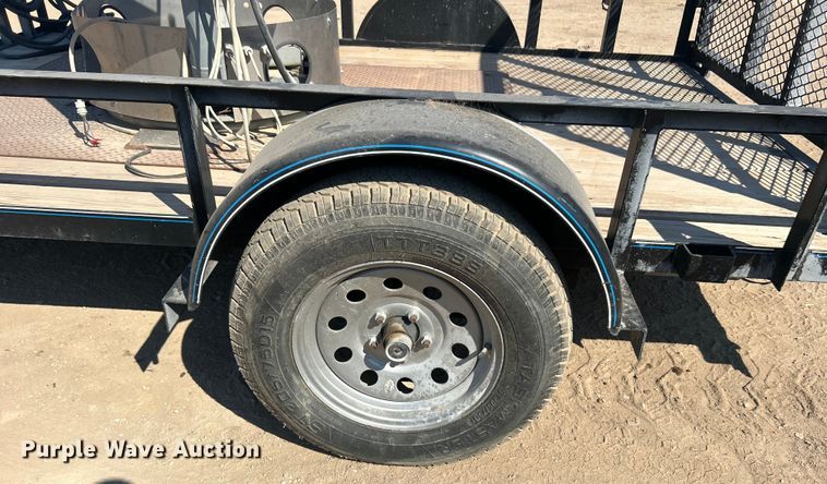 image for item DO1027 2017 Top Hat Industries utility trailer with dust management system 