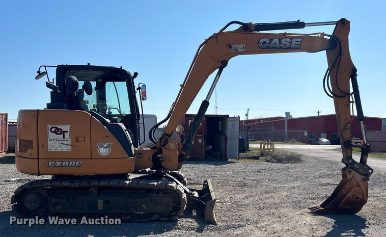 image for item DO1039 2016 Case CX80C mini excavator
