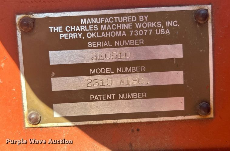 image for item DO1046 1988 Ditch Witch 2310 trencher