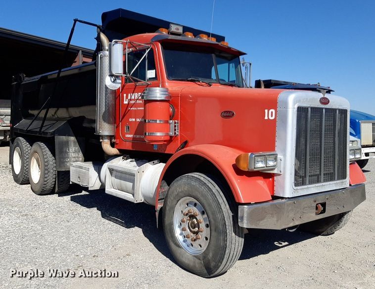image for item DP2718 1993 Peterbilt 357 dump truck