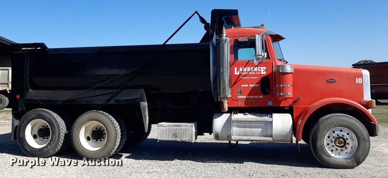 image for item DP2718 1993 Peterbilt 357 dump truck