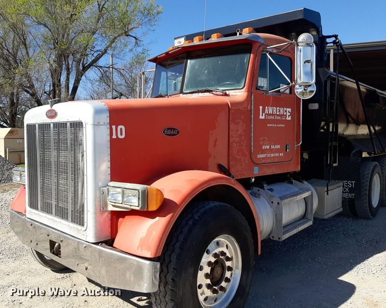 image for item DP2718 1993 Peterbilt 357 dump truck