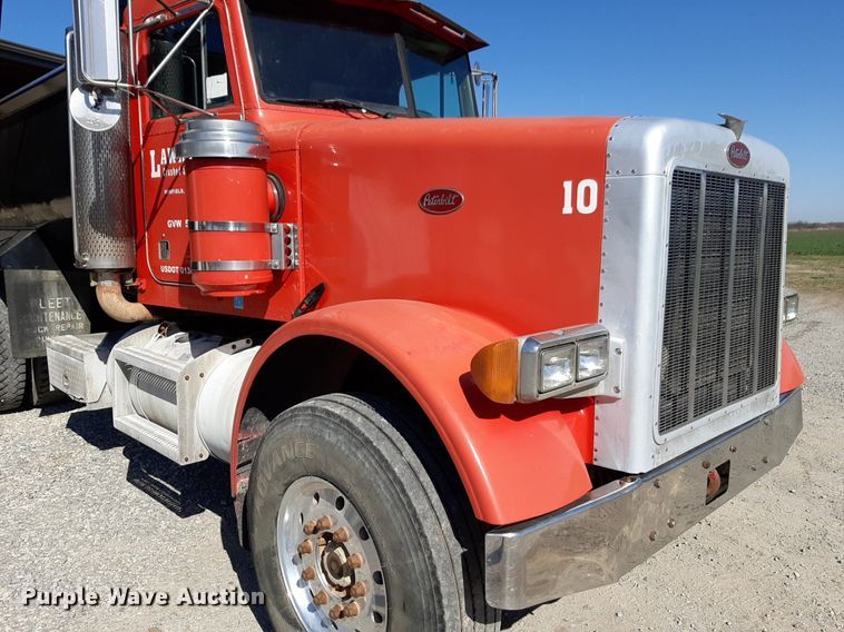 image for item DP2718 1993 Peterbilt 357 dump truck