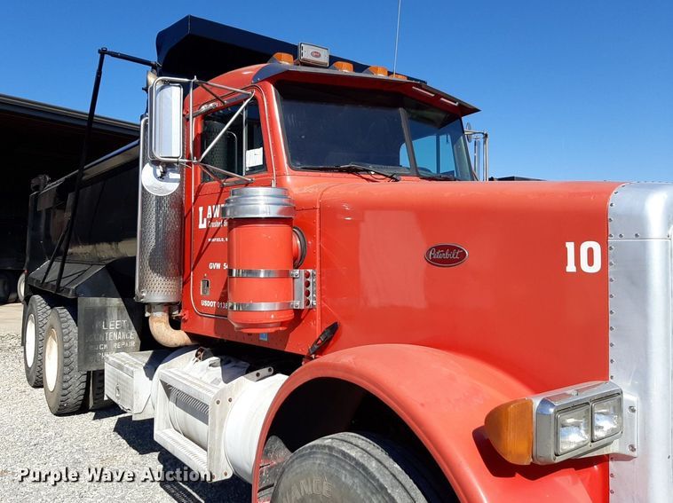 image for item DP2718 1993 Peterbilt 357 dump truck