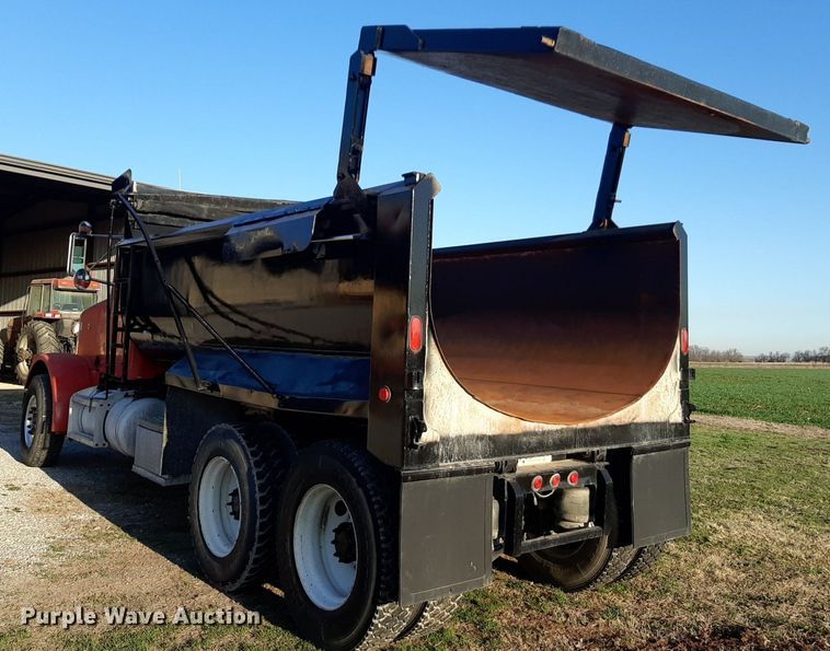 image for item DP2718 1993 Peterbilt 357 dump truck