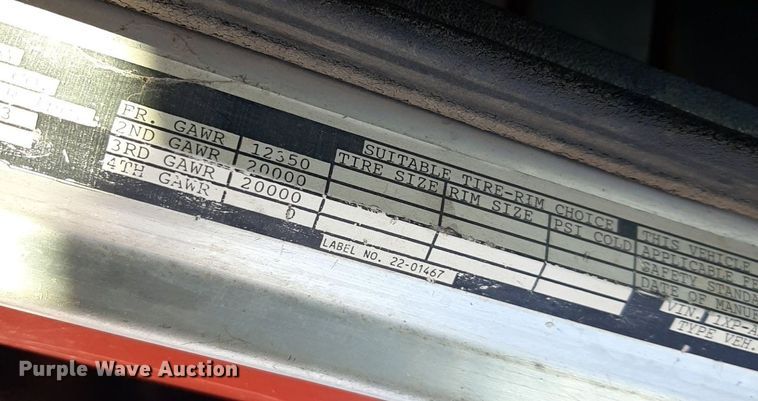 image for item DP2718 1993 Peterbilt 357 dump truck