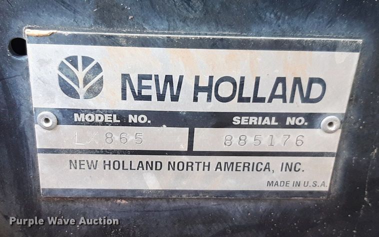 image for item DP2721 1995 New Holland LX865 skid steer loader