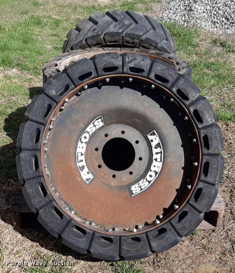 image for item DP2722 (4) Air Boss skid steer tires