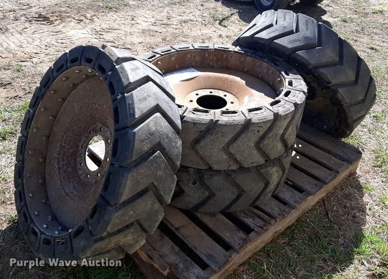 image for item DP2722 (4) Air Boss skid steer tires