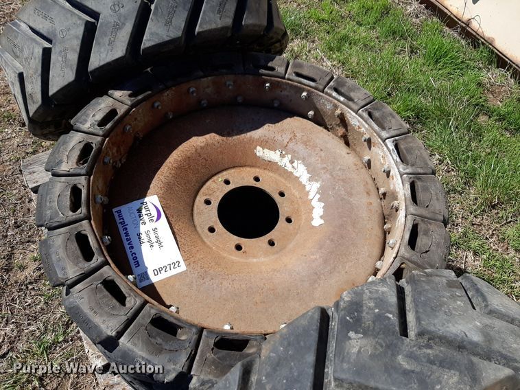 image for item DP2722 (4) Air Boss skid steer tires