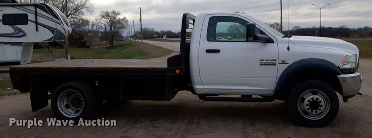 image for item DP2737 2017 Dodge Ram 4500 flatbed truck