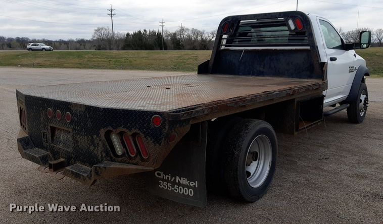 image for item DP2737 2017 Dodge Ram 4500 flatbed truck
