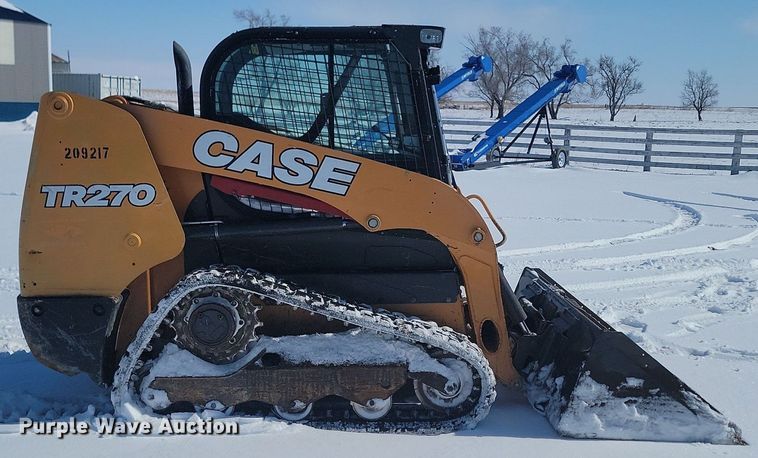 image for item DP3487 2018 Case  TR270 tracked skid steer loader