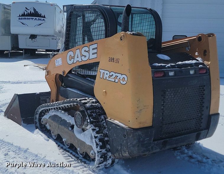 image for item DP3487 2018 Case  TR270 tracked skid steer loader