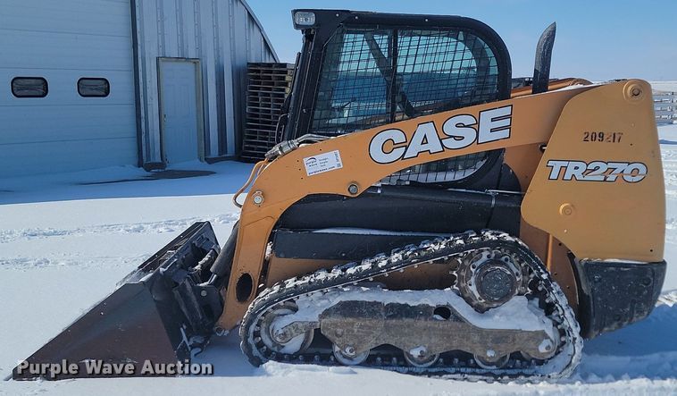 image for item DP3487 2018 Case  TR270 tracked skid steer loader