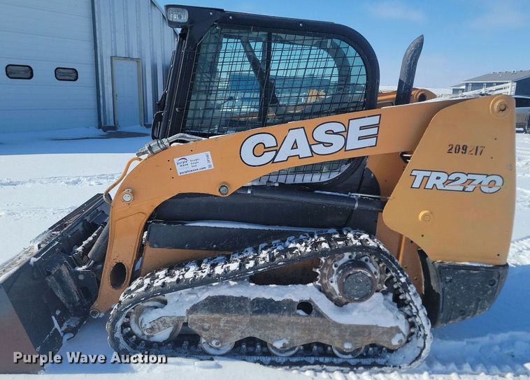 image for item DP3487 2018 Case  TR270 tracked skid steer loader