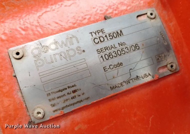 image for item DQ6009 2011 Godwin  pump