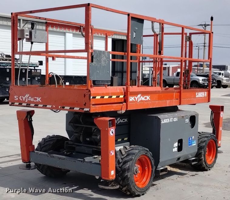 image for item DQ6045 2016 SkyJack SJ 6826RT scissor lift