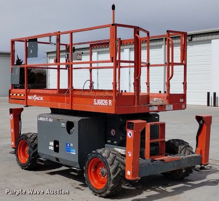 image for item DQ6045 2016 SkyJack SJ 6826RT scissor lift