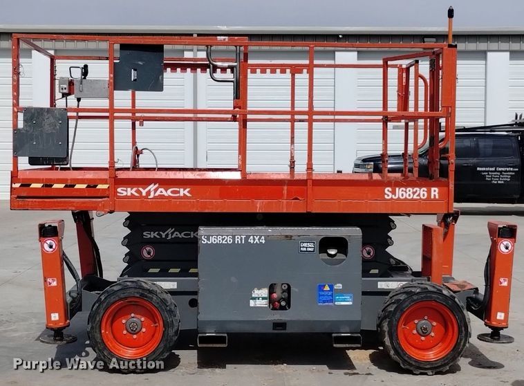 image for item DQ6045 2016 SkyJack SJ 6826RT scissor lift