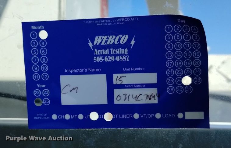 image for item DQ6050 2015 Ford F550 bucket truck