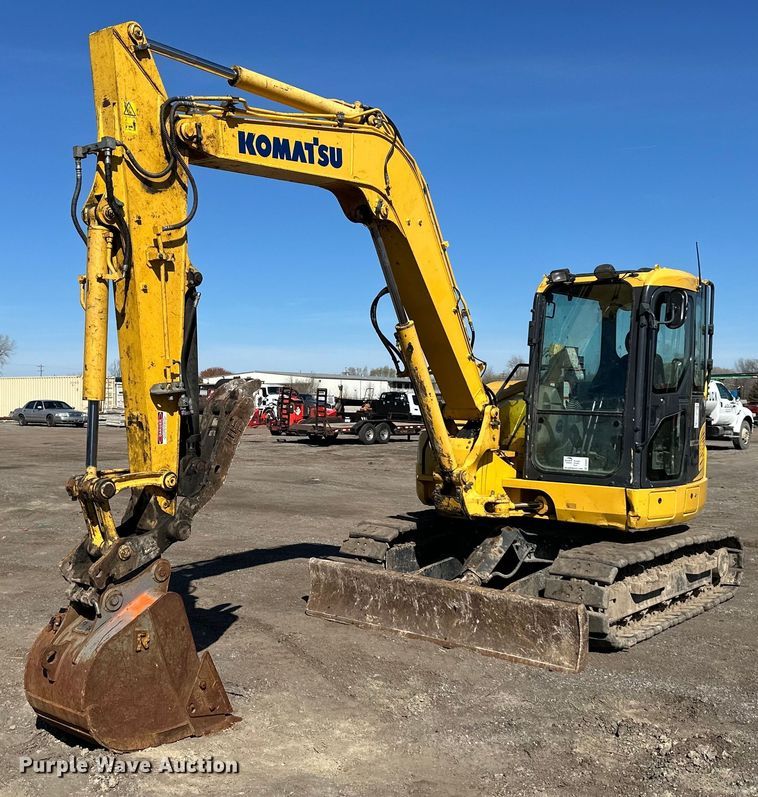 image for item DQ6422 2017 Komatsu PC88MR-10 mini excavator