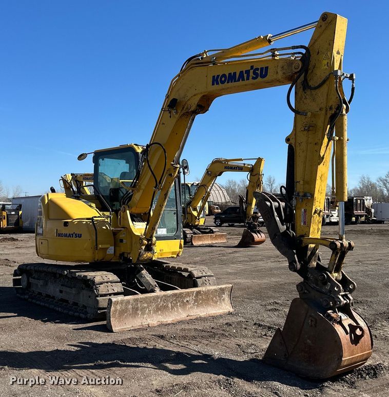 image for item DQ6422 2017 Komatsu PC88MR-10 mini excavator