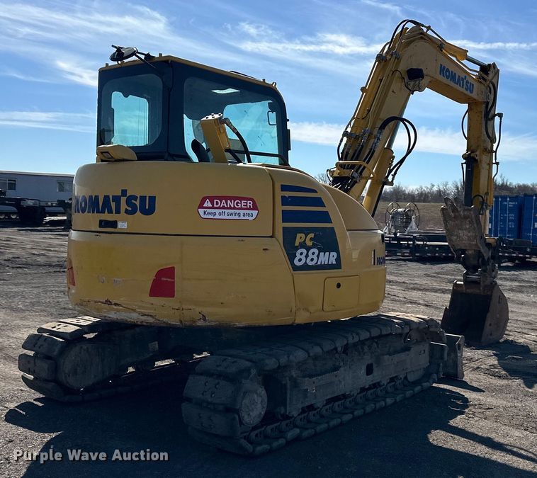 image for item DQ6422 2017 Komatsu PC88MR-10 mini excavator