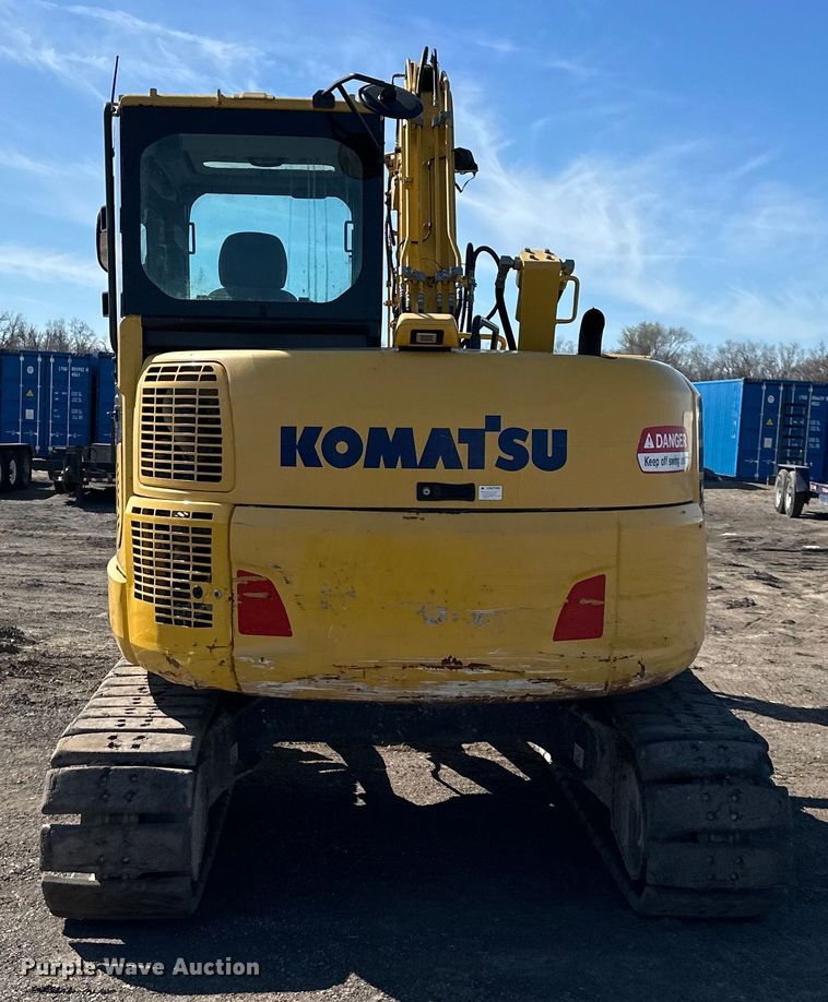 image for item DQ6422 2017 Komatsu PC88MR-10 mini excavator