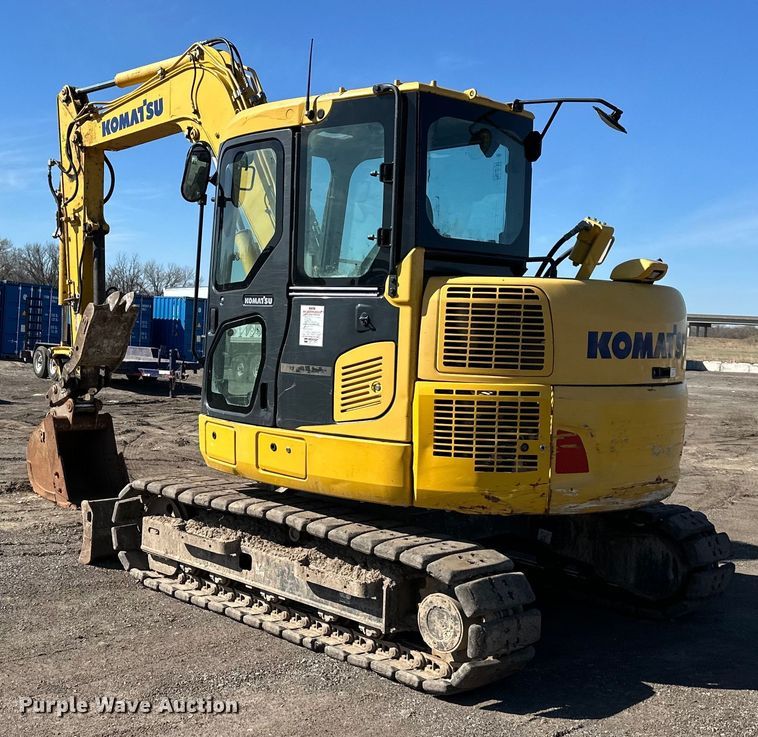 image for item DQ6422 2017 Komatsu PC88MR-10 mini excavator