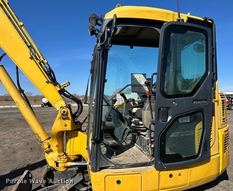image for item DQ6422 2017 Komatsu PC88MR-10 mini excavator