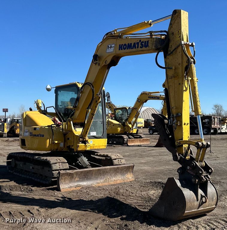 image for item DQ6423 2015 Komatsu PC88MR-10 mini excavator