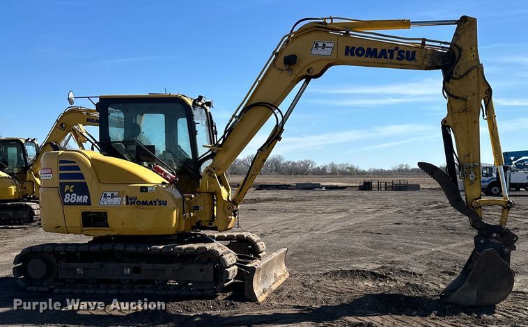 image for item DQ6423 2015 Komatsu PC88MR-10 mini excavator