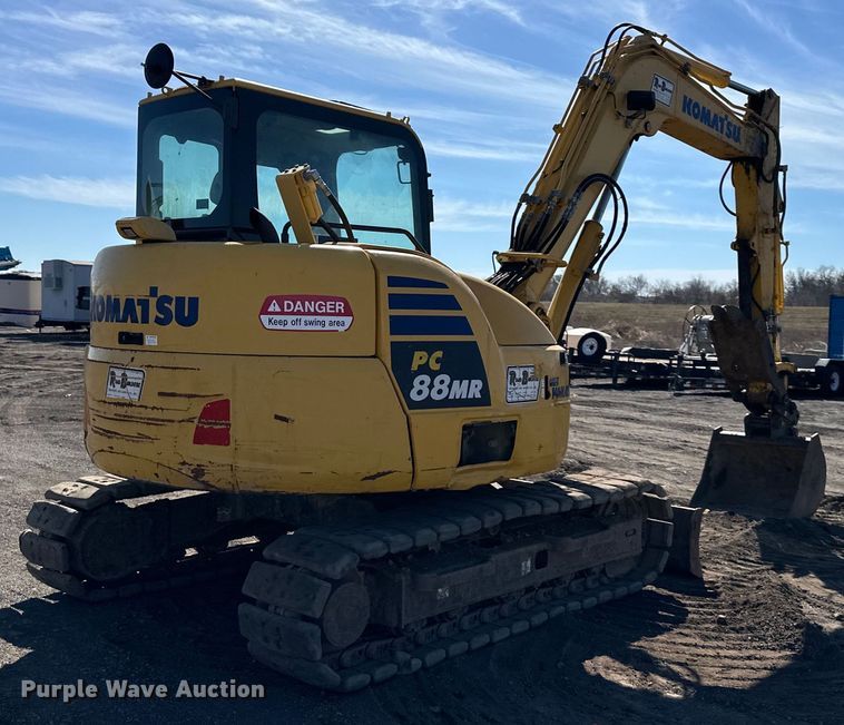 image for item DQ6423 2015 Komatsu PC88MR-10 mini excavator