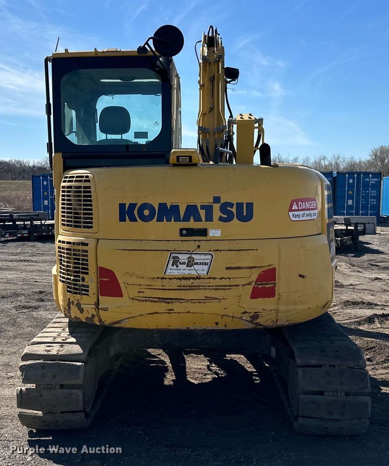 image for item DQ6423 2015 Komatsu PC88MR-10 mini excavator