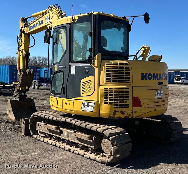 image for item DQ6423 2015 Komatsu PC88MR-10 mini excavator