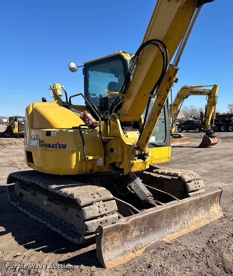 image for item DQ6423 2015 Komatsu PC88MR-10 mini excavator