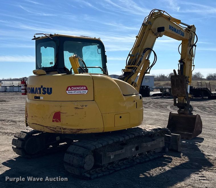 image for item DQ6424 2017 Komatsu  PC88MR-10 mini excavator