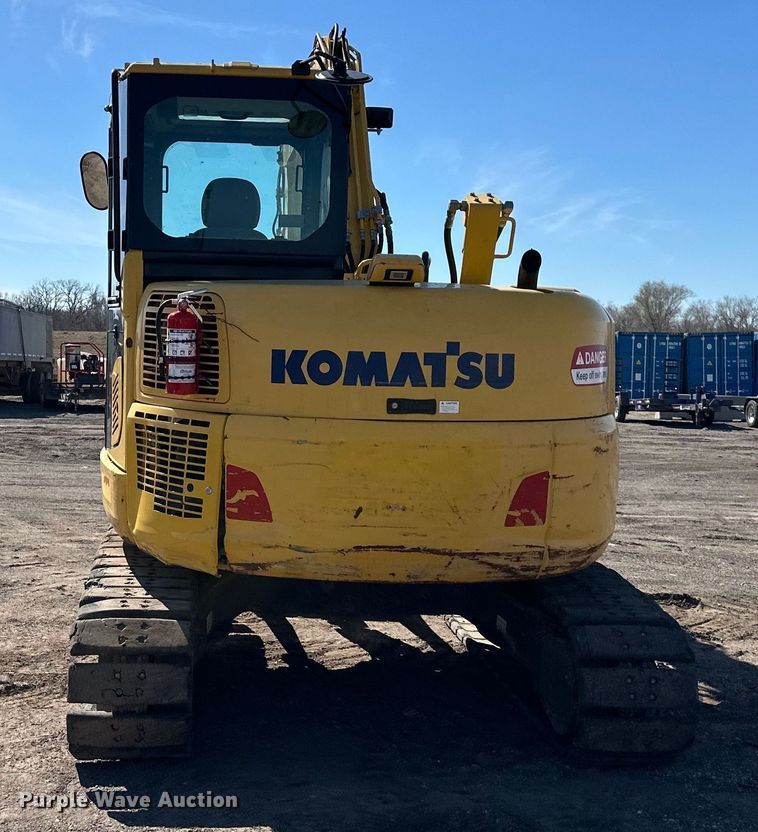 image for item DQ6424 2017 Komatsu  PC88MR-10 mini excavator