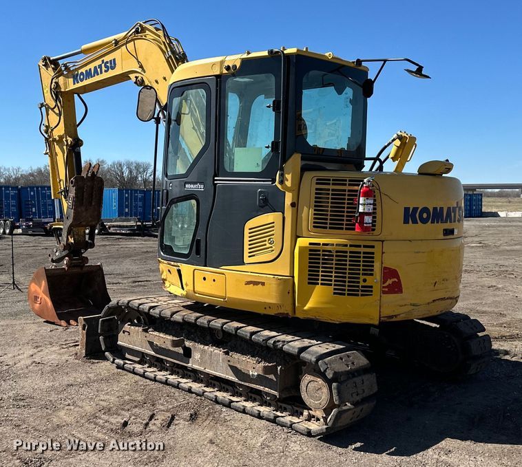 image for item DQ6424 2017 Komatsu  PC88MR-10 mini excavator