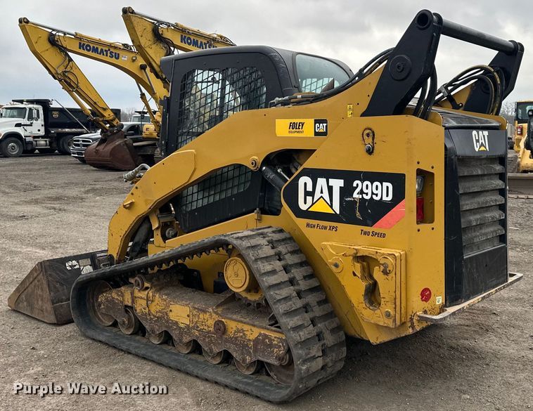 image for item DQ6425 2013 Caterpillar 299D tracked skid steer loader