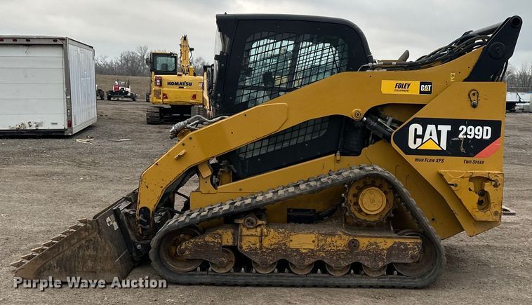 image for item DQ6425 2013 Caterpillar 299D tracked skid steer loader