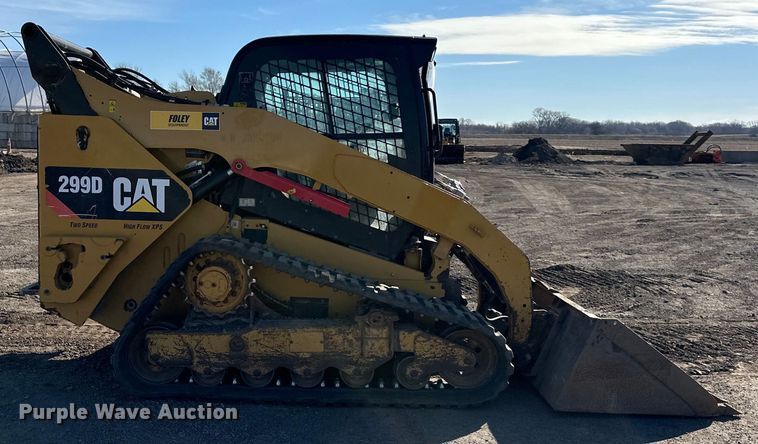 image for item DQ6426 2013 Caterpillar 299D tracked skid steer loader