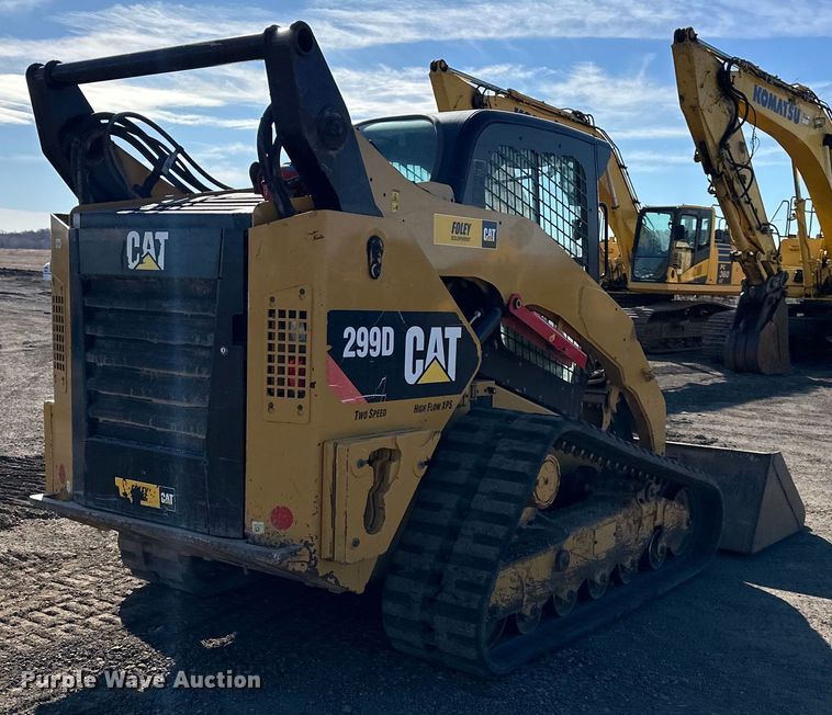 image for item DQ6426 2013 Caterpillar 299D tracked skid steer loader