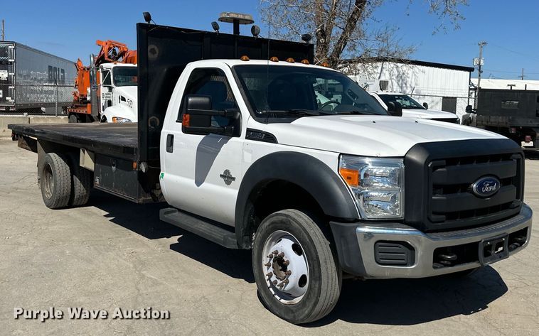 image for item DQ6434 2016 Ford F550 Super Duty XL flatbed truck