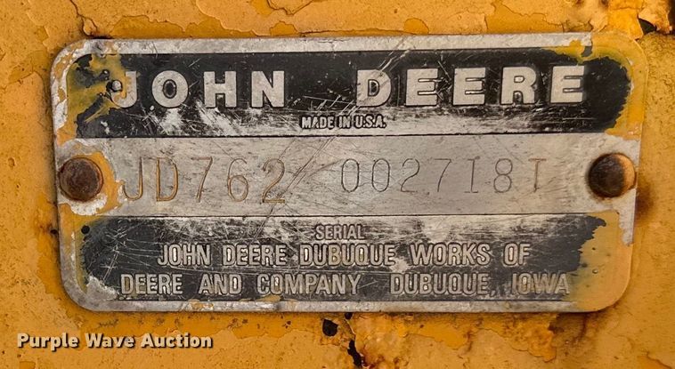 image for item DQ6444 1978 John Deere 762 elevating scraper