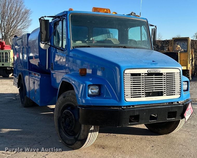 image for item DQ6445 1997 Freightliner FL80 fuel truck
