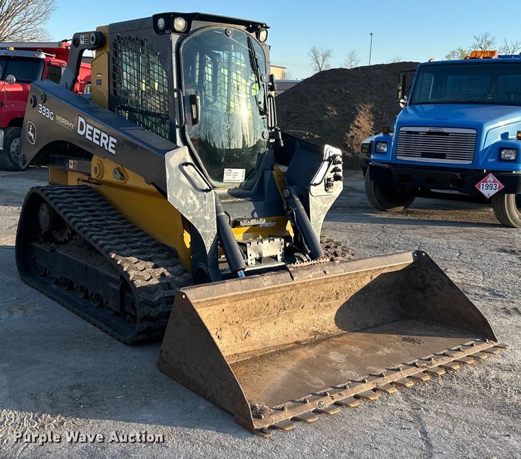 image for item DQ6448 2017 John Deere 333G tracked skid steer loader