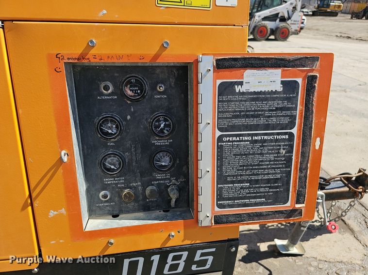 image for item DQ8587 Sullivan Palatek D185PJD air compressor